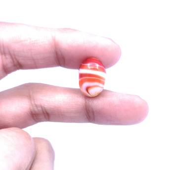 10.00 ct./11 Ratti Natural Red Sulemani Hakik Stone Red Yamini Hakik, Sulemani Akik Stone Natural Gemstone For Unisex 3