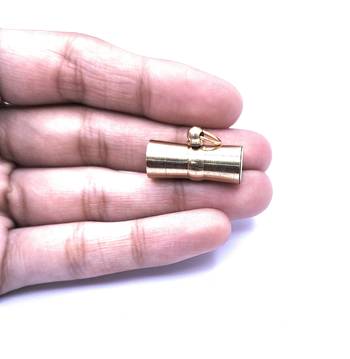 Raviour Lifestyle Ashtdhatu Openable Sarwa Shakti Damru Shape Good Luck Tabeez Taviz Pendant Locket for Unisex 3