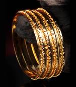 Gold Plated Bangles Set of 4