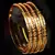 Gold plated Bangles Set of 4