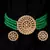 Green PEARL CHOKER NECKLACE SET FOR WOMEN