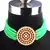 Green PEARL CHOKER NECKLACE SET FOR WOMEN