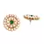 Green Choker Design Traditional Stylish Fancy Pearl Necklace Jewellery Set for Women