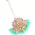 Green Gold plated Polki Studded  Necklace Set