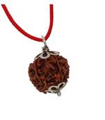 Raviour Lifestyle 6 Mukhi Rudraksha Pendant 6 Faced Nepali Rudraksh Bead Original & 100 % Certified Pendant