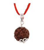 Raviour Lifestyle 7 Mukhi Rudraksha Pendant Seven Face  Rudraksh Bead 100 % Original & Certified Pendant 