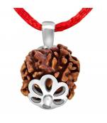Raviour Lifestyle 7 Mukhi Rudraksha Pendant Seven Faced Nepali Rudraksh Bead Original & Certified Pendant