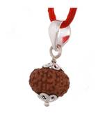 Raviour Lifestyle 7 Mukhi Rudraksha Pendant Seven Faced  Rudraksh Bead Pendant 100% Original & Certified Pendant