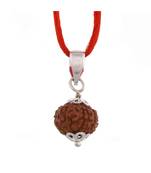 Raviour Lifestyle 8 Mukhi Rudraksha Pendant Eight Faced Nepali Rudraksh Bead Original & Certified Pendant 