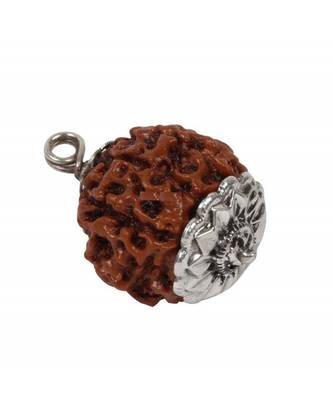 Raviour Lifestyle 8 Mukhi Rudraksha Pendant Eight Face  Rudraksh Bead 100 % Original & Certified Pendant  1