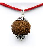Raviour Lifestyle 8 Mukhi Rudraksha Pendant Eight Faced Nepali Rudraksh Bead Original & 100%  Certified Pendant