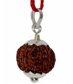 Raviour Lifestyle 9 Mukhi Rudraksha Pendant Nine Faced Nepali Rudraksh Bead Original & Certified Pendant
