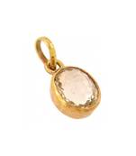Raviour Lifestyle Yellow sapphire pukhraj gemstone pendant for astrological benefits