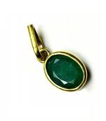 Raviour Lifestyle Emerald panna gemstone pendant for astrological benefits