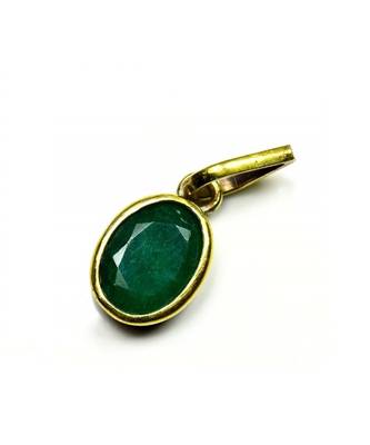 Raviour Lifestyle Emerald panna gemstone pendant for astrological benefits 1