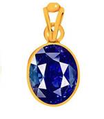 Raviour Lifestyle Blue sapphire gemstone pendant for astrological benefits