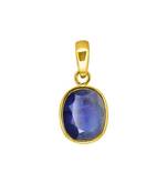 Raviour Lifestyle Blue sapphire gemstone pendant for astrological benefits
