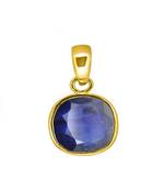 Raviour Lifestyle Blue sapphire gemstone pendant for astrological benefits
