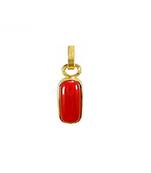 Raviour Lifestyle Red Coral moonga gemstone pendant for astrological benefits