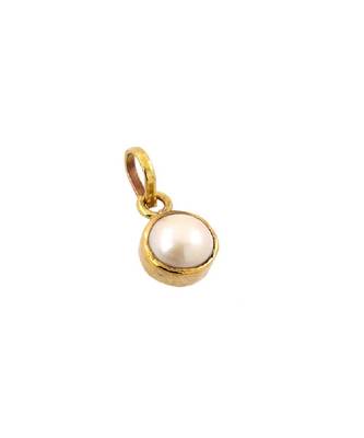 Raviour Lifestyle Pearl moti gemstone pendant for astrological benefits 1