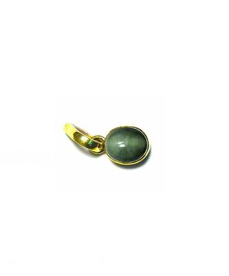 Raviour Lifestyle Green Cat Eye green lehsunia gemstone pendant for astrological benefits 2