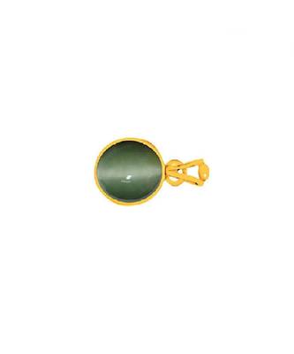 Raviour Lifestyle Green Cat Eye green lehsunia gemstone pendant for astrological benefits 2