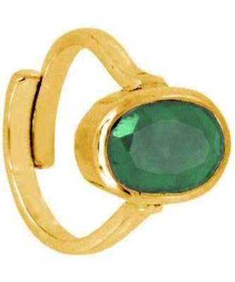 Raviour Lifestyle Emerald Panna 5.00 Ratti 100%Original Gemstone Asthdhatu Ring 1