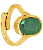 Raviour Lifestyle Emerald Panna 5.00 Ratti 100%Original Gemstone Asthdhatu Ring