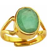 Raviour Lifestyle Emerald Panna 5.00 Ratti 100%Original Gemstone Asthdhatu Ring