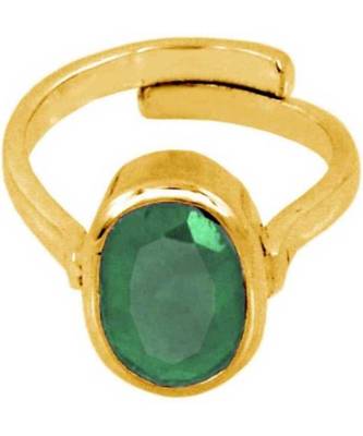 Raviour Lifestyle Emerald Panna 5.00 Ratti 100%Original Gemstone Asthdhatu Ring 1