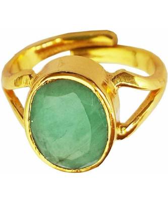 Raviour Lifestyle Emerald Panna 5.00 Ratti 100%Original Gemstone Asthdhatu Ring 1