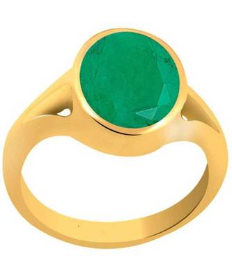 Raviour Lifestyle Emerald Panna 5.00 Ratti 100%Original Gemstone Asthdhatu Ring 1