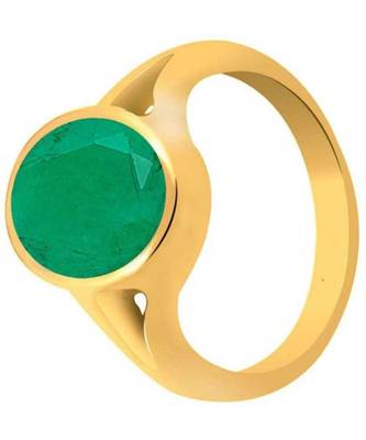 Raviour Lifestyle Emerald Panna 5.00 Ratti 100%Original Gemstone Asthdhatu Ring 1