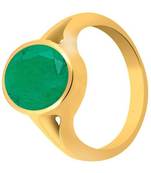 Raviour Lifestyle Emerald Panna 5.00 Ratti 100%Original Gemstone Asthdhatu Ring