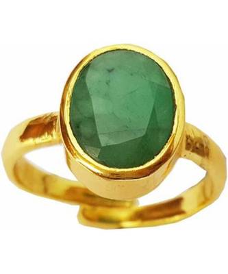 Raviour Lifestyle Emerald Panna 5.00 Ratti 100%Original Gemstone Asthdhatu Ring 1