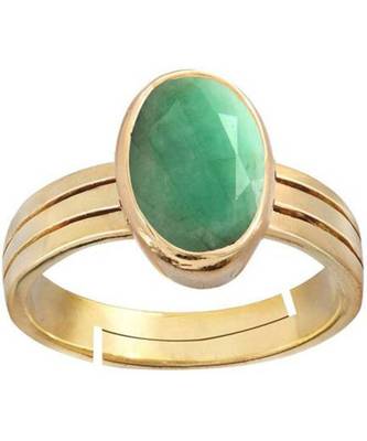 Raviour Lifestyle Emerald Panna 5.00 Ratti 100%Original Gemstone Asthdhatu Ring 1