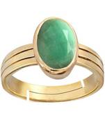 Raviour Lifestyle Emerald Panna 5.00 Ratti 100%Original Gemstone Asthdhatu Ring