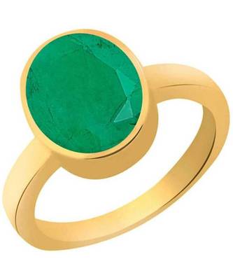 Raviour Lifestyle Emerald Panna 5.00 Ratti 100%Original Gemstone Asthdhatu Ring 1