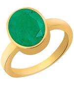 Raviour Lifestyle Emerald Panna 5.00 Ratti 100%Original Gemstone Asthdhatu Ring