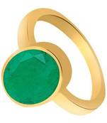 Raviour Lifestyle Emerald Panna 8.30 Ratti 100%Original Gemstone Asthdhatu Ring
