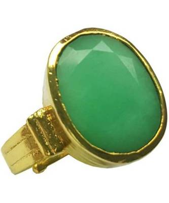 Raviour Lifestyle Emerald Panna 8.30 Ratti 100%Original Gemstone Asthdhatu Ring 1