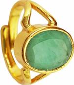 Raviour Lifestyle Emerald Panna 8.30 Ratti 100%Original Gemstone Asthdhatu Ring