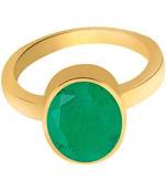 Raviour Lifestyle Emerald Panna 10.00 Ratti 100%Original Gemstone Asthdhatu Ring
