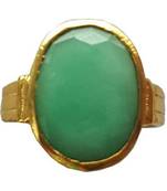 Raviour Lifestyle Emerald Panna 5.15 Ratti 100%Original Gemstone Asthdhatu Ring
