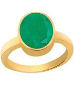 Raviour Lifestyle Emerald Panna 5.30 Ratti 100%Original Gemstone Asthdhatu Ring