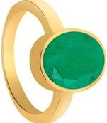 Raviour Lifestyle Emerald Panna 6.00 Ratti 100%Original Gemstone Asthdhatu Ring