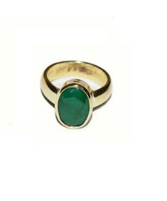 Raviour Lifestyle Emerald Panna 7.00 Ratti 100%Original Gemstone Asthdhatu Ring 1
