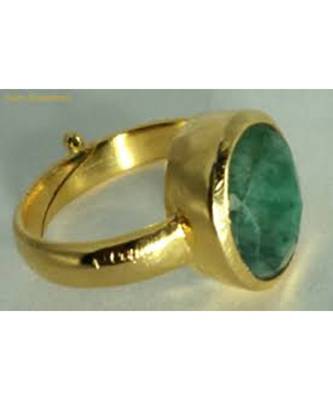 Raviour Lifestyle Emerald Panna 7.30 Ratti 100%Original Gemstone Asthdhatu Ring 1