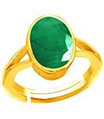 Raviour Lifestyle Emerald Panna 8.00 Ratti 100%Original Gemstone Asthdhatu Ring