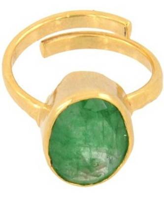 Raviour Lifestyle Emerald Panna 8.30 Ratti 100%Original Gemstone Asthdhatu Ring 1